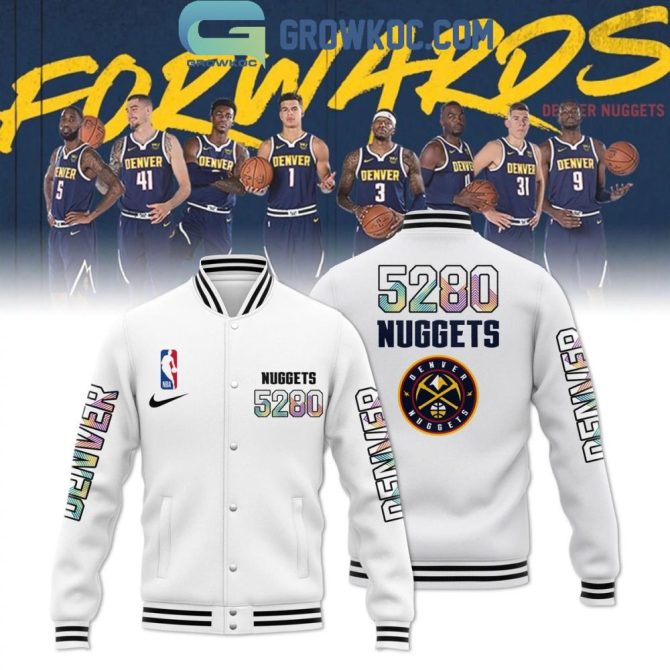 Official Denver Nuggets 5280 Varsity Jacket - Nba Fan Gear, Limited Edition
