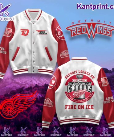 Detroit Red Wings Varsity Jacket - Official Stanley Cup Champions Edition - Stylish Fan Gear