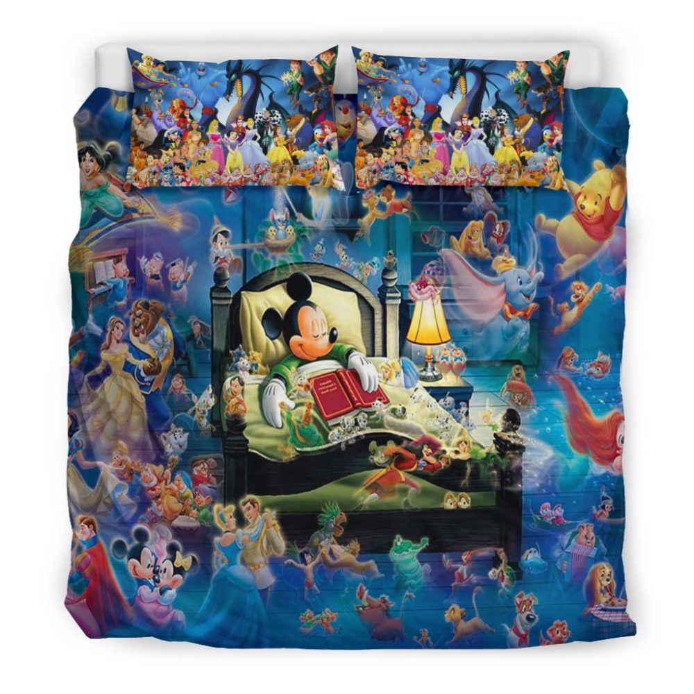 Vibrant Cartoon Characters Bedding Set - Cozy Comfort For Kids & Fans - Twin/Full/Queen Sizes Available - Image 3