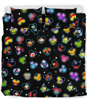 Colorful Cartoon Pattern Bedding Set – Cozy & Fun Design For Kids And Adults – Soft, Durable, Easy Care – Twin/Full/Queen Sizes
