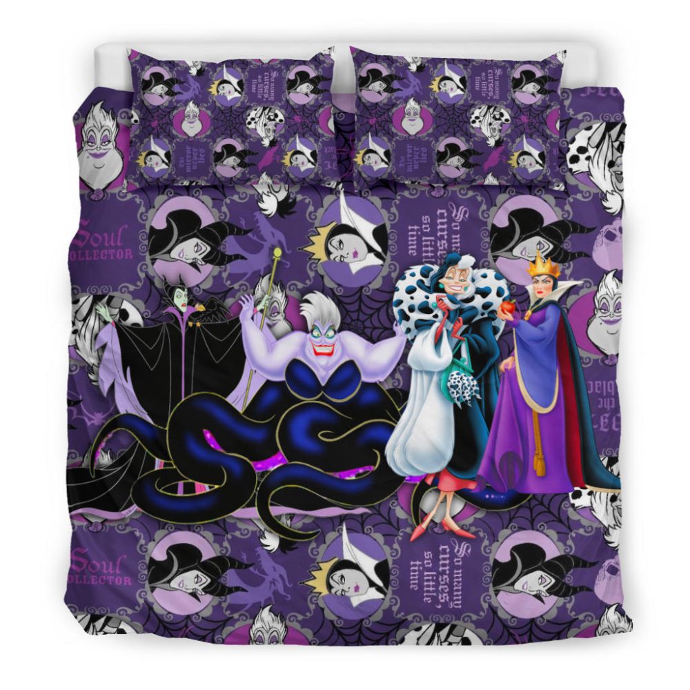 Disney Villains Purple Comforter Set - Queen Size Bedding For Kids & Adults - Image 3