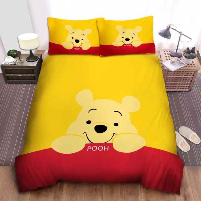 Cozy Winnie The Pooh Bedding Set - Twin/Queen/King - Soft & Adorable Design For Kids & Adults