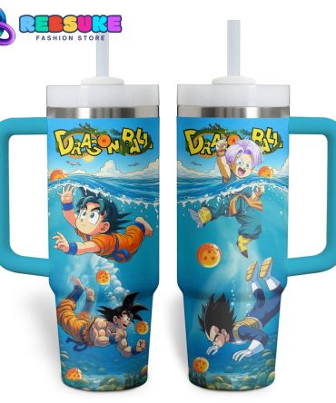 Dragon Ball Insulated Tumbler With Handle & Straw – Anime Travel Cup For Fans