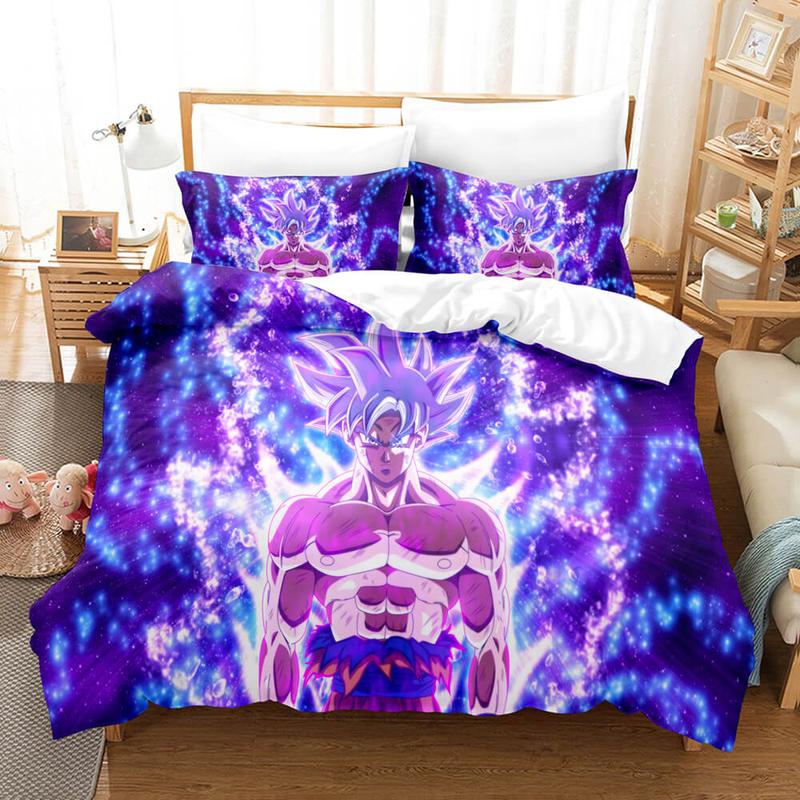 Epic Anime Galaxy Bedding Set - Ultra Soft Comforter & Pillowcases For Fans