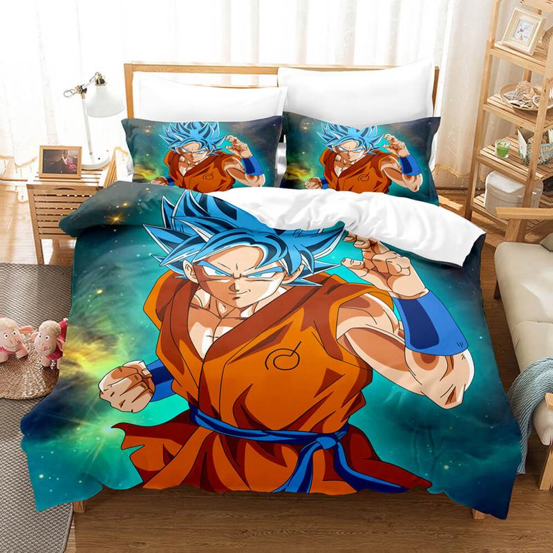 Vibrant Anime Hero Bedding Set - Cozy Twin/Queen/King Duvet Cover With Pillowcases