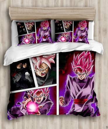 Anime Warrior Bedding Set - Soft, Vibrant, Twin/Full/Queen Sizes Available