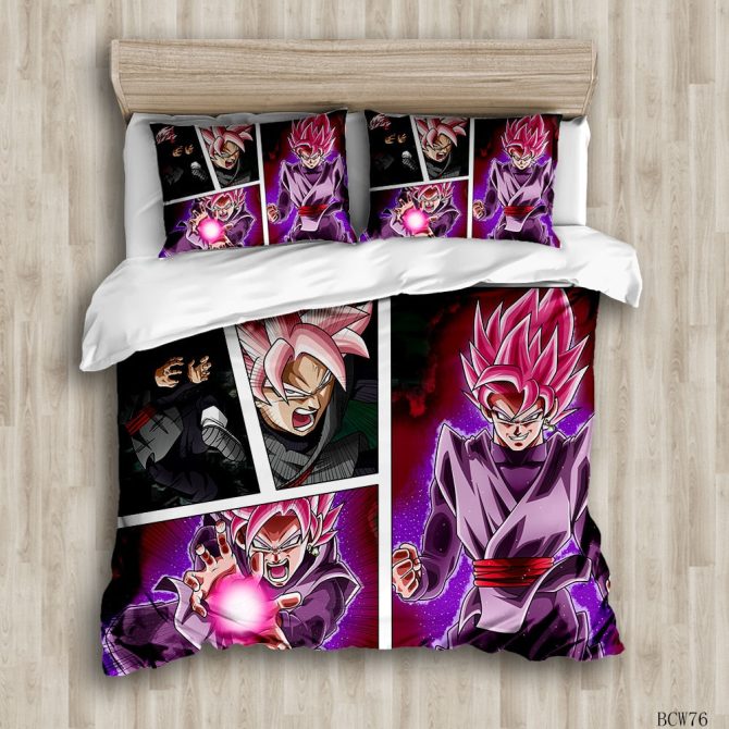Anime Warrior Bedding Set - Soft, Vibrant, Twin/Full/Queen Sizes Available