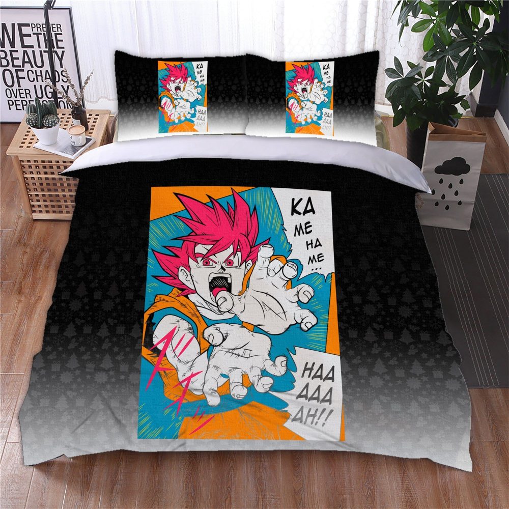 Vibrant Anime Comforter Set - Soft & Cozy Bedspread With Bold Character Design