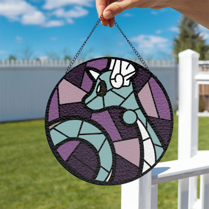 Dragon Stained Glass Suncatcher - Vibrant Home Decor For Windows & Gardens - Image 5