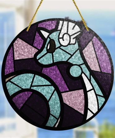 Dragon Stained Glass Suncatcher - Vibrant Home Decor For Windows & Gardens