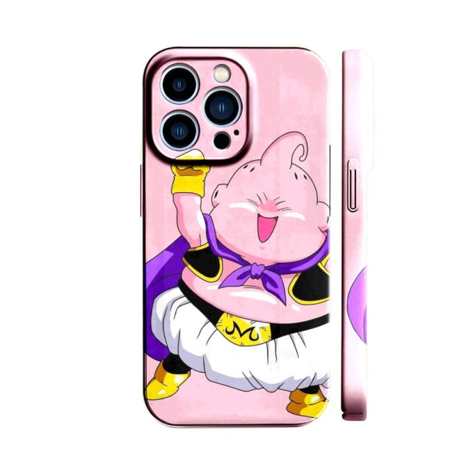 Anime-Inspired Pink Cartoon Character Iphone Case - Shockproof & Stylish