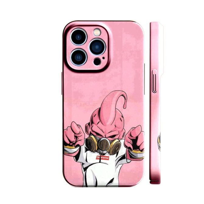 Stylish Pink Anime Character Iphone Case - Shockproof & Trendy Design For Fans