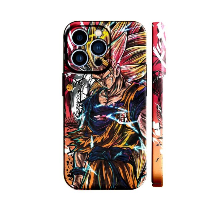 Epic Anime Warrior Iphone Case – Shockproof, Vivid Design, Perfect Fit!