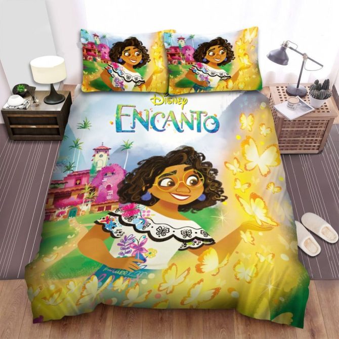 Cozy Disney Encanto Bedding Set - Vibrant Mirabel Design For Kids' Rooms