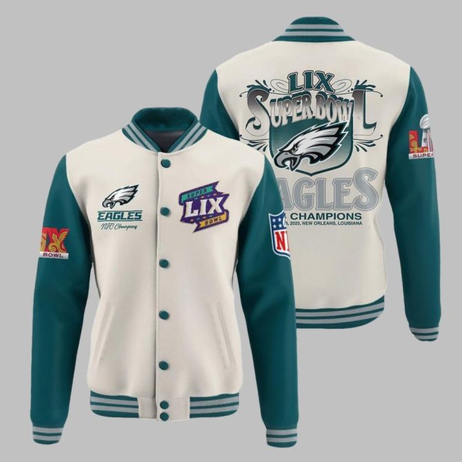 Limited Edition Eagles Super Bowl Lix Champions Varsity Jacket - Celebrate In Style!