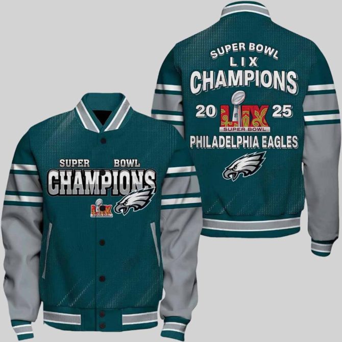 2025 Super Bowl Champions Philadelphia Eagles Jacket - Limited Edition Fan Gear
