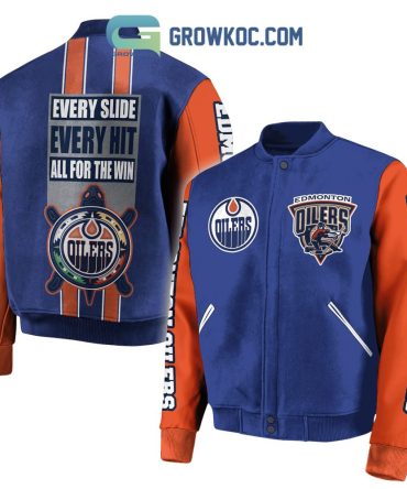 Edmonton Oilers Varsity Jacket - Bold Team Spirit, Premium Quality