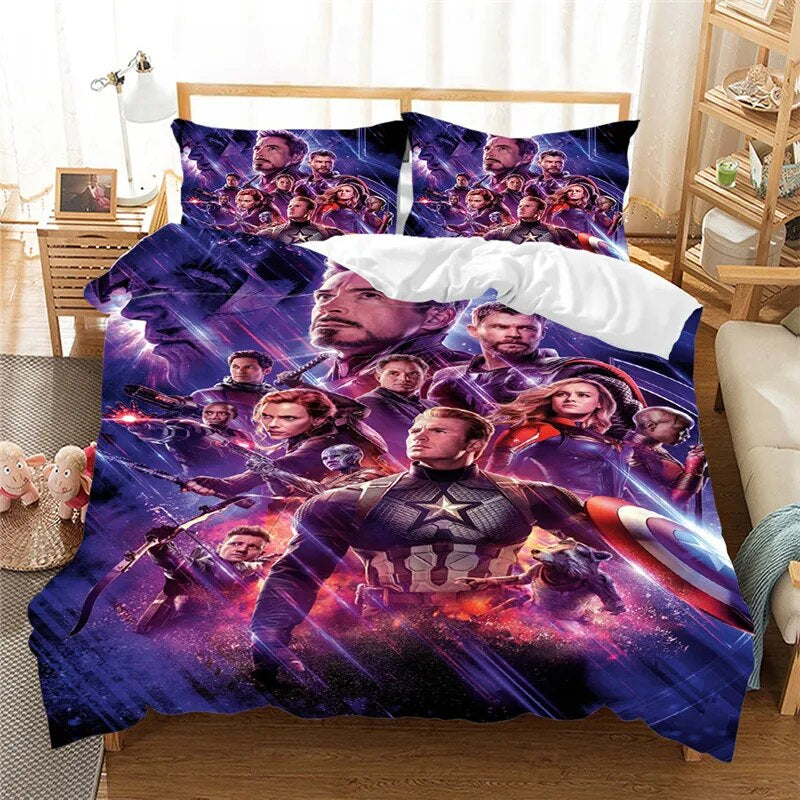 Epic Superhero Bedding Set – Premium Soft Duvet Cover & Pillowcases For Kids & Fans