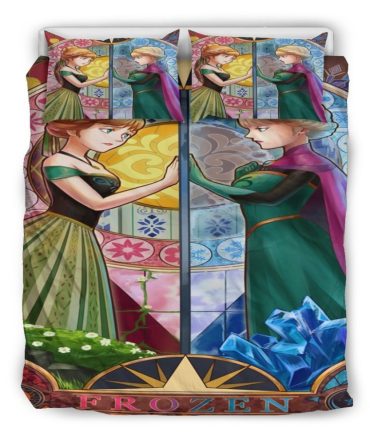 Enchanting Frozen-Themed Kids Bedding Set - Cozy Comfort With Anna & Elsa Design