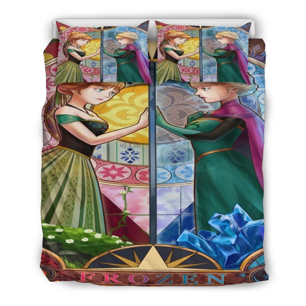 Enchanting Frozen-Themed Kids Bedding Set - Cozy Comfort With Anna & Elsa Design