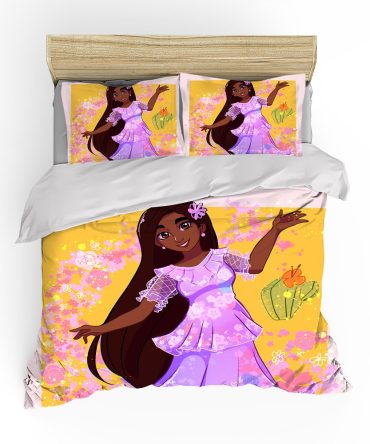 Vibrant Cartoon Character Bedding Set - 3-Piece Kids Duvet Cover With Pillowcases