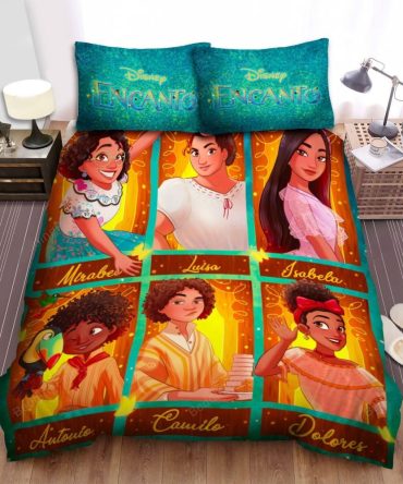 Cozy Encanto Bedding Set - Vibrant Character Design For Kids & Fans, Twin/Full Size