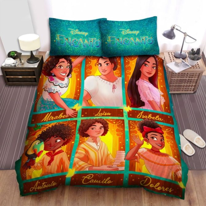 Cozy Encanto Bedding Set - Vibrant Character Design For Kids & Fans, Twin/Full Size
