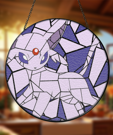 Stunning Stained Glass Sun Catcher - Unique Geometric Art Decor For Home & Garden