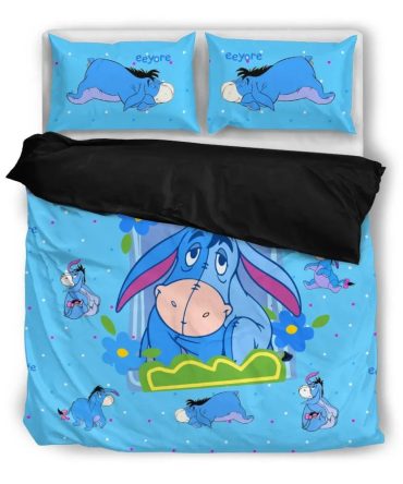 Cozy Eeyore Cartoon Bedding Set – Soft, Colorful Comfort For Kids & Disney Fans