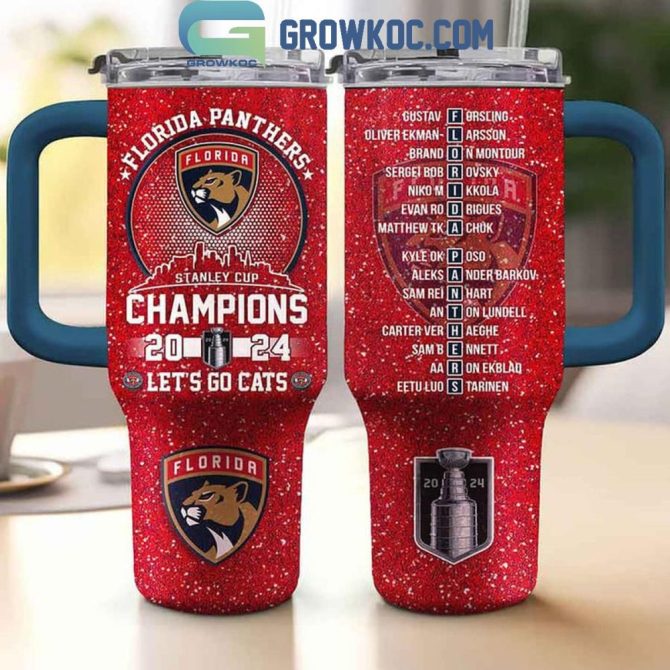 Florida Panthers 2024 Champions Tumbler - Celebrate With Stylish Drinkware!