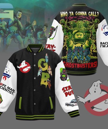 Ghostbusters Varsity Jacket - Iconic Movie Design, Perfect For Fans! Limited Edition