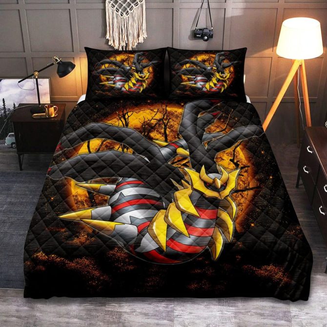 Premium 3D Fantasy Creature Bedding Set - Soft, Vibrant Quilt & Pillow Covers For Ultimate Comfort