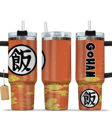 Dragon-Inspired Tumbler Mug With Handle – Double Wall Stainless Steel, 40Oz – Leak Proof Lid & Straw, Perfect For Travel & Home