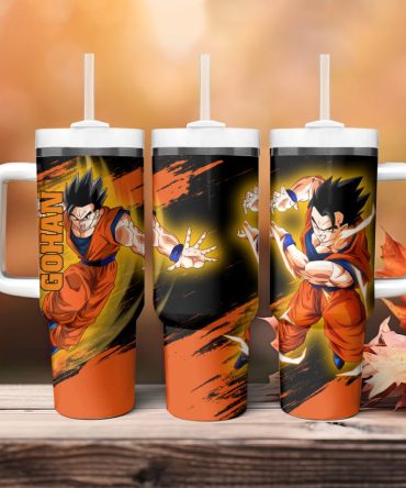 Dragon Warrior Anime Tumbler With Handle – Leak-Proof, Insulated Mug For Fans