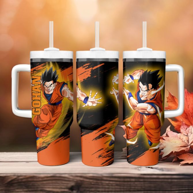 Dragon Warrior Anime Tumbler With Handle – Leak-Proof, Insulated Mug For Fans
