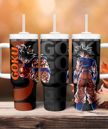 Dragon Warrior Stainless Steel Tumbler With Handle - Insulated Travel Mug For Fans