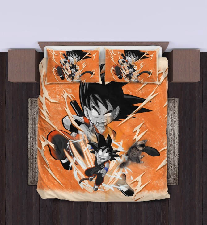 Anime Hero Twin Bedding Set - Vibrant Orange Comforter & Pillowcases For Fans - Image 4