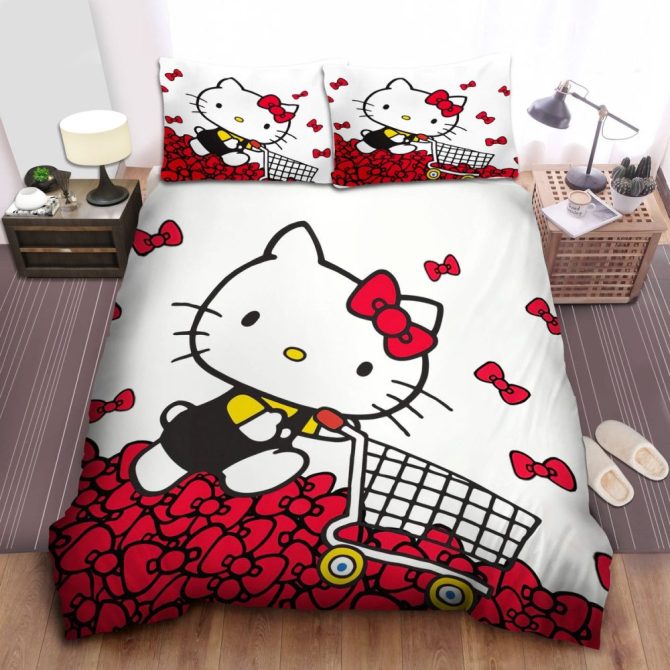Cozy Hello Kitty Bedding Set - Cute & Comfy Cartoon Design For Kids & Teens - Twin/Full Size