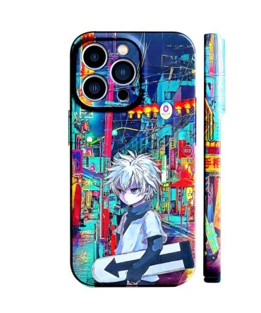 Vibrant Anime Cityscape Iphone Case - Unique Art Design, Shockproof Protection