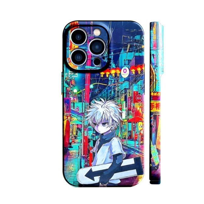Vibrant Anime Cityscape Iphone Case - Unique Art Design, Shockproof Protection