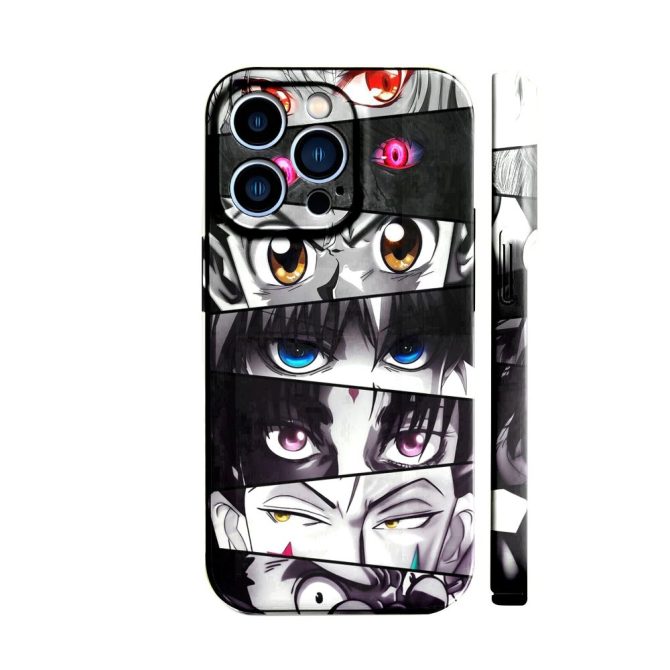 Anime Eyes Iphone Case - Stylish Protective Cover For Fans, Fits Most Models - Image 2