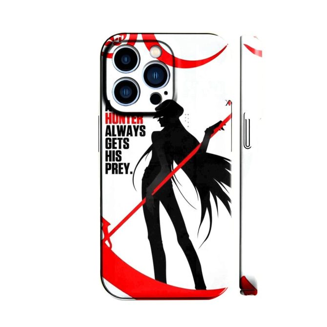 Stylish Anime Hunter Iphone Case - Bold Design For Fans - Fits Iphone Models Perfectly