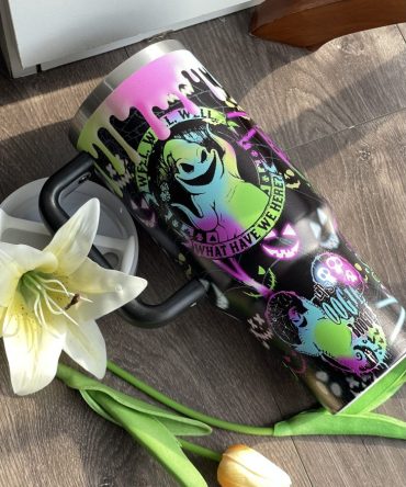 Colorful Oogie Boogie Stainless Steel Travel Mug - 20Oz Insulated Coffee Tumbler With Lid – Perfect For Halloween Lovers!