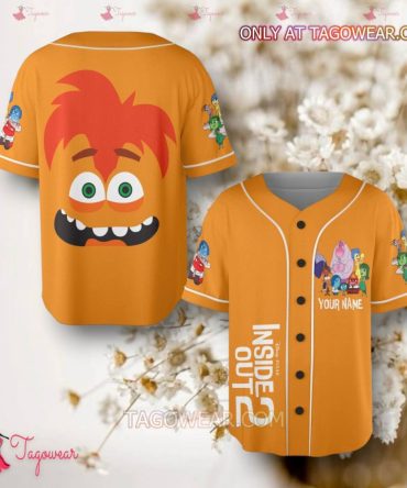 Custom Inside Out 2 Baseball Jersey – Personalized Gift For Fans