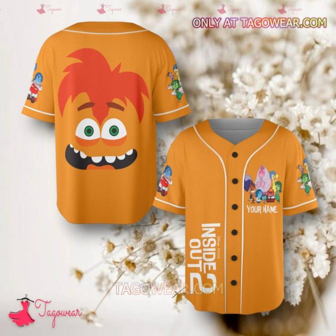 Custom Inside Out 2 Baseball Jersey – Personalized Gift For Fans