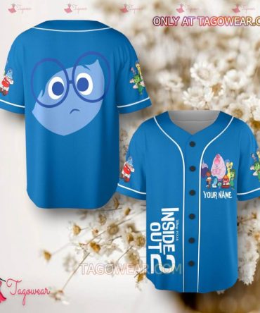 Customizable Inside Out Baseball Jersey – Personalized Kids' Shirt With Emotions Design