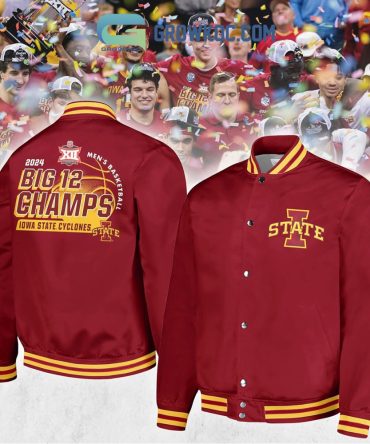 Iowa State Cyclones 2024 Big 12 Champs Jacket - Men'S Basketball Fan Gear