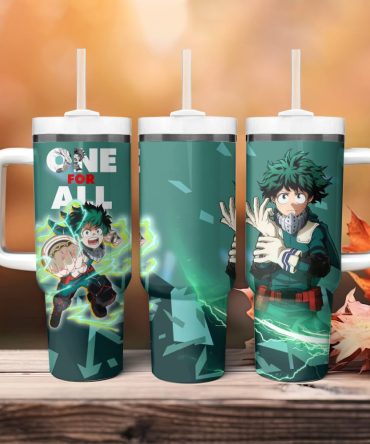 Hero-Themed Travel Mug With Straw Lid – Perfect Gift For Anime Fans