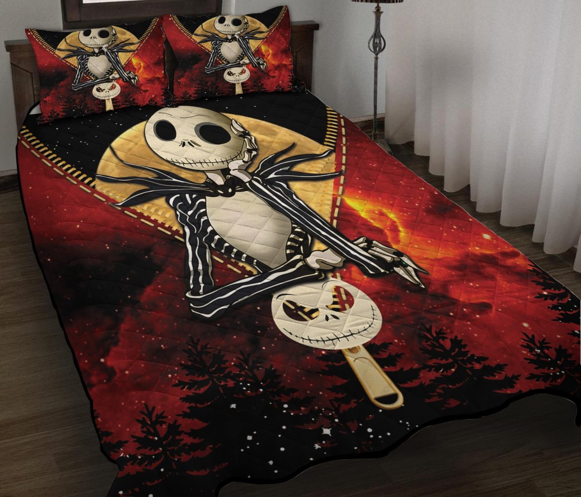 Spooky Skeleton Quilt Set - Cozy Halloween Bedding For Kids & Adults - Image 2
