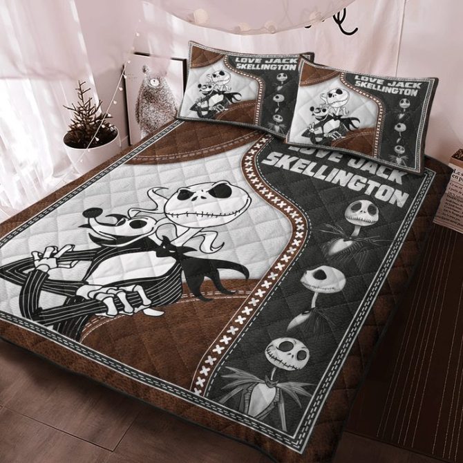 Cozy Jack Skellington Themed Bedding Set – Perfect For Nightmare Before Christmas Fans! - Image 2